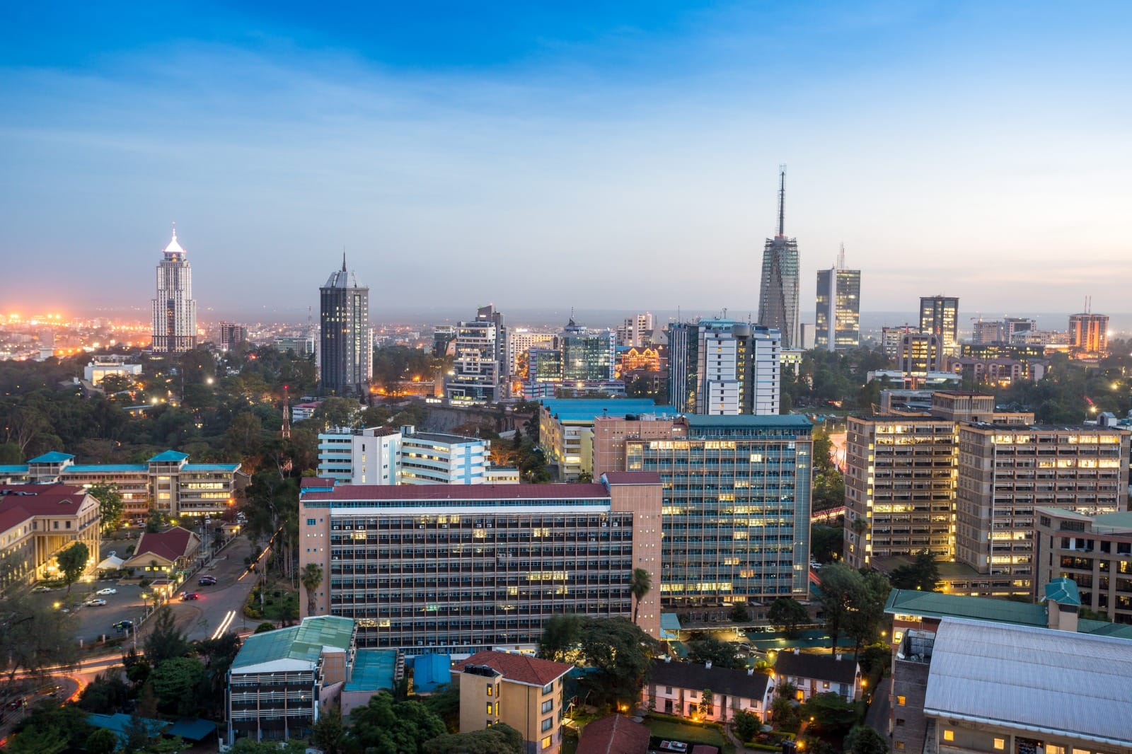 Arrive in Nairobi