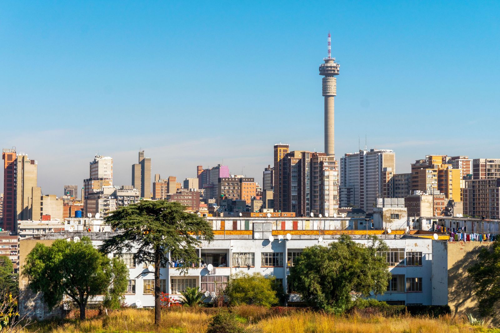 Arrive in Johannesburg