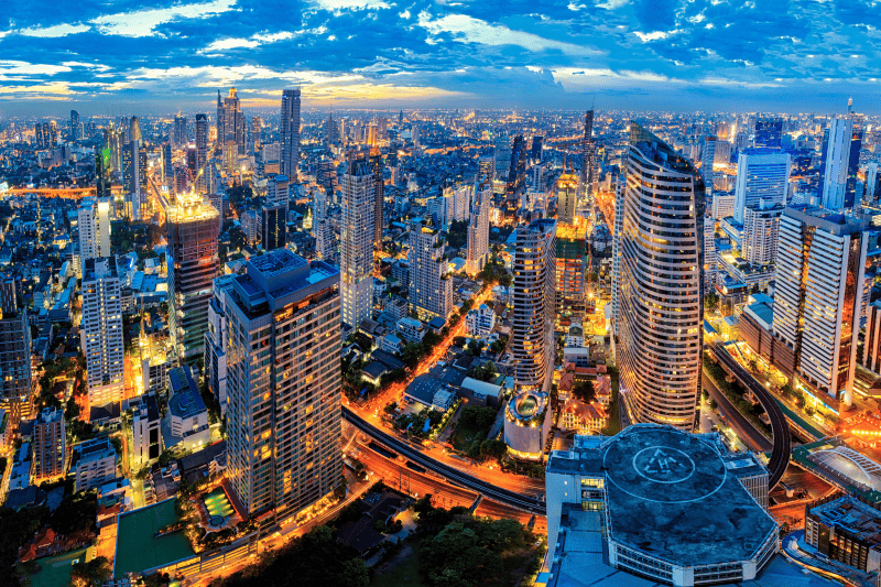 Arrive in Bangkok
