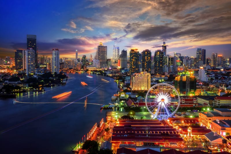 Arrive in Bangkok
