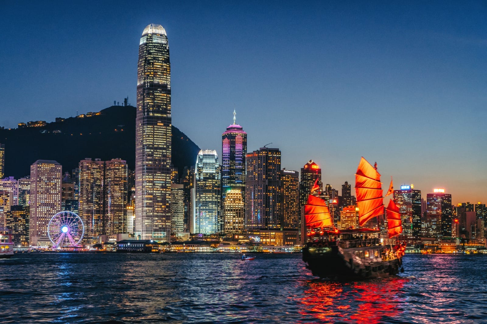 Arrive in Hong Kong