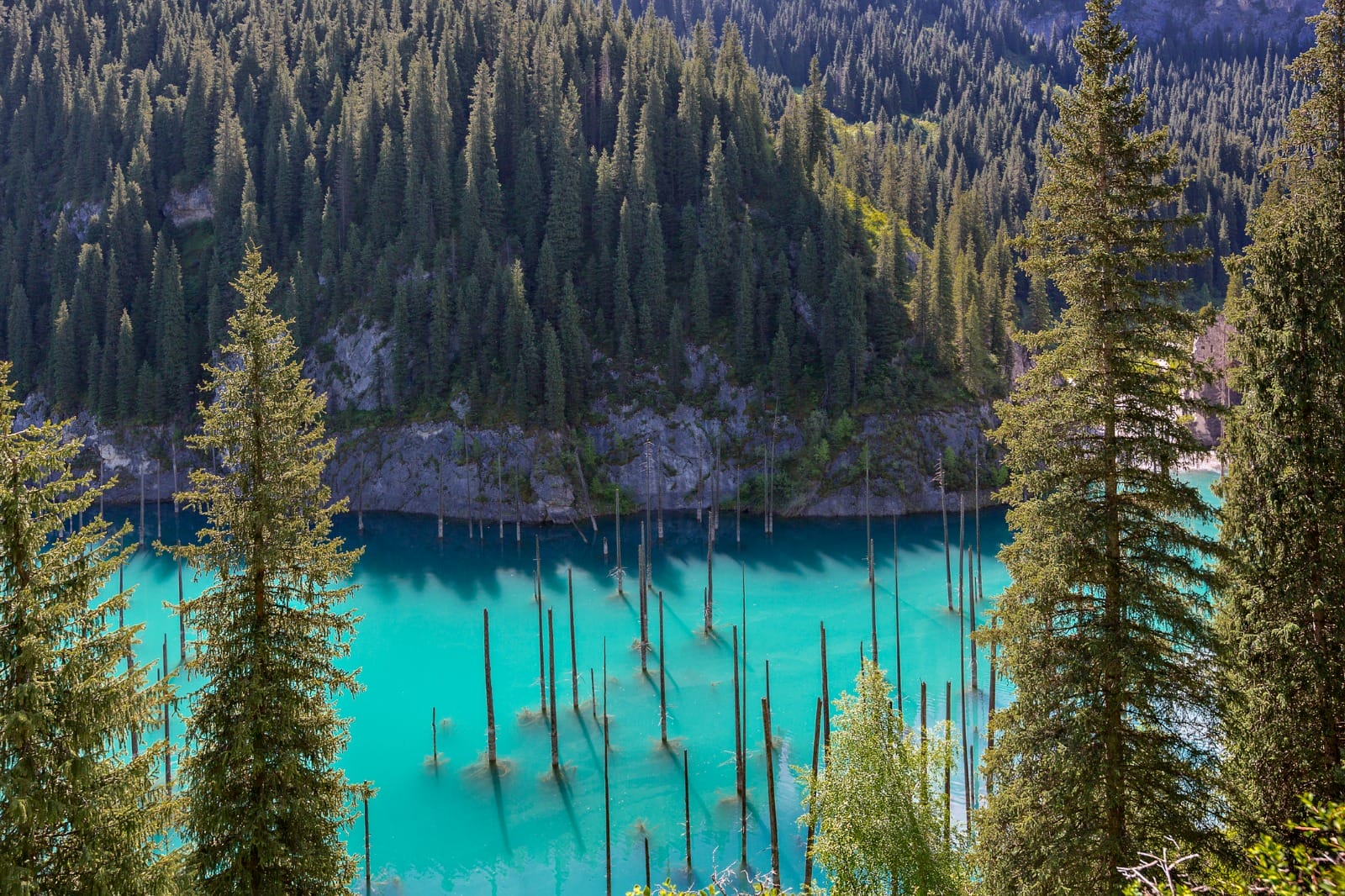 Saty Village to Kaindy Lake to Border to Karakol