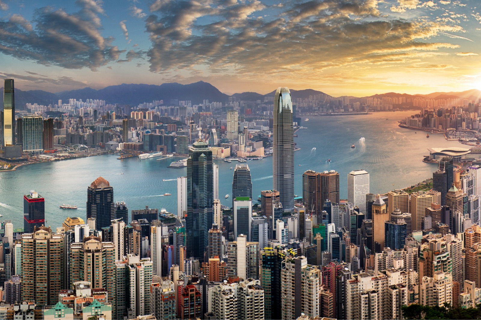 Arrive in Hong Kong