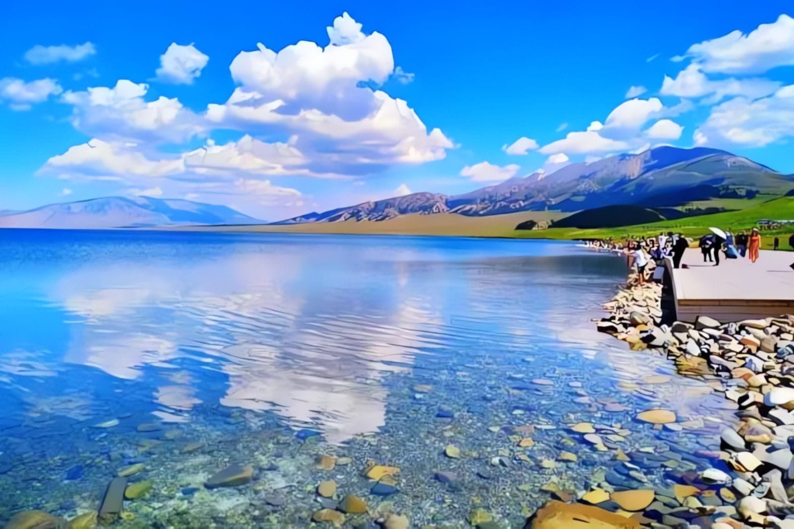 Kashgar to Bole to Sayram Lake
