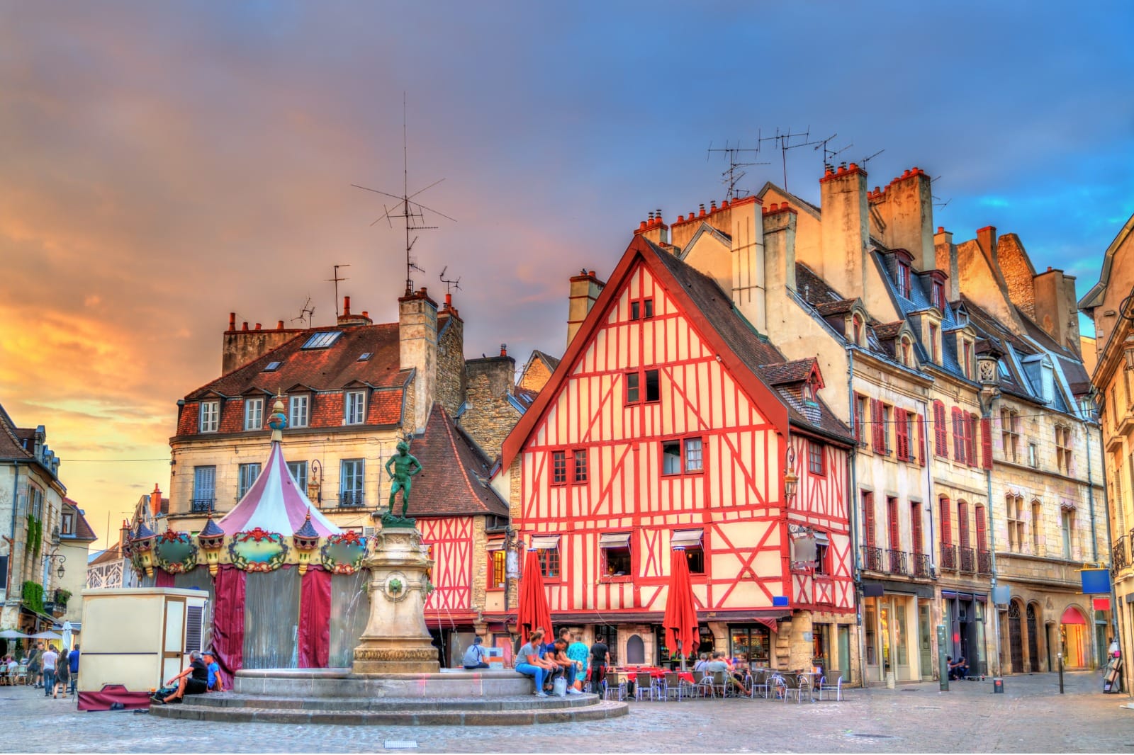 Paris to Fontainebleau to Dijon