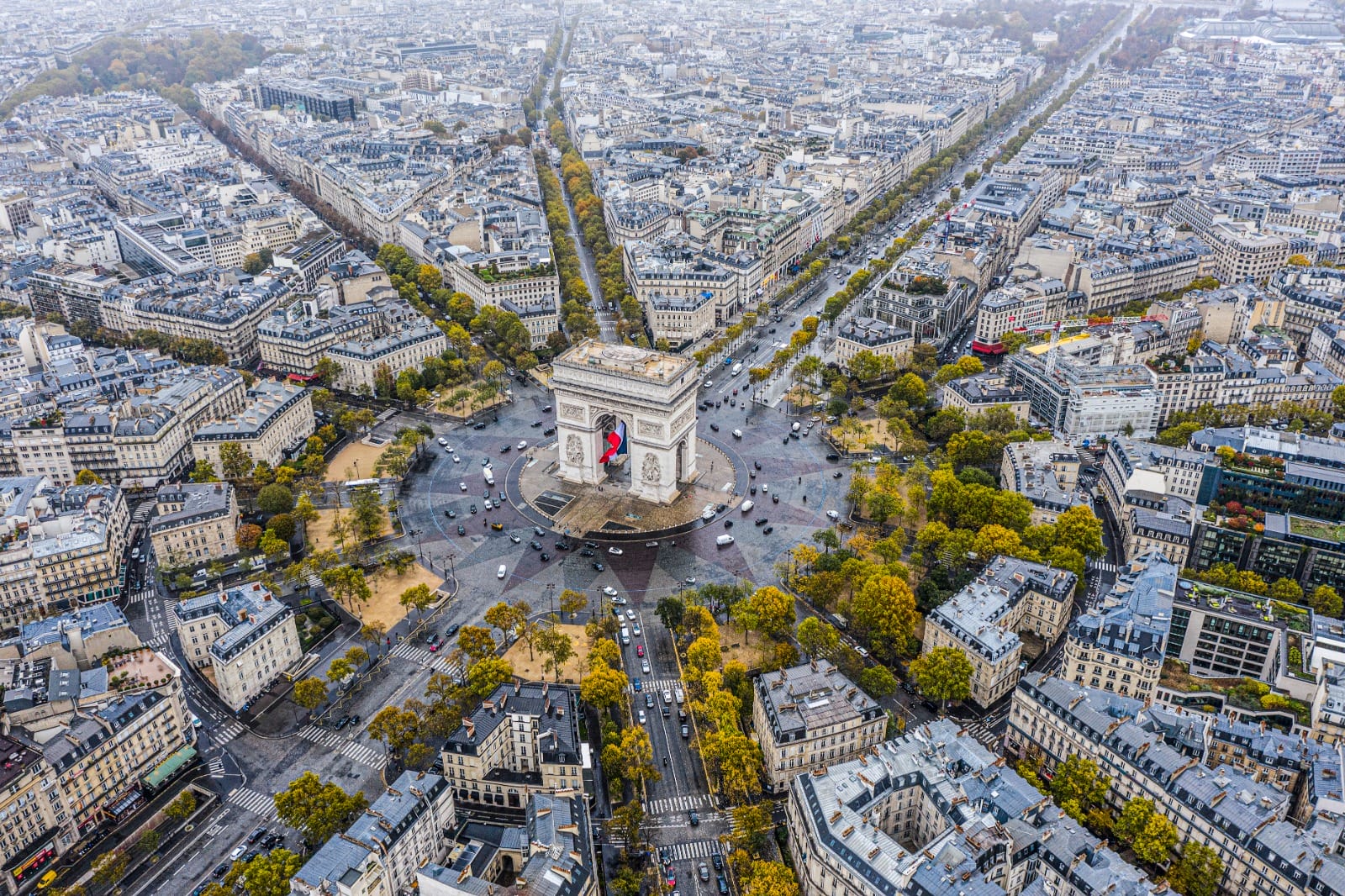 Arrive in Paris