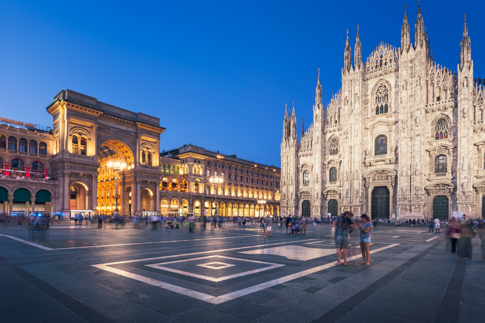 Arrive in Milan