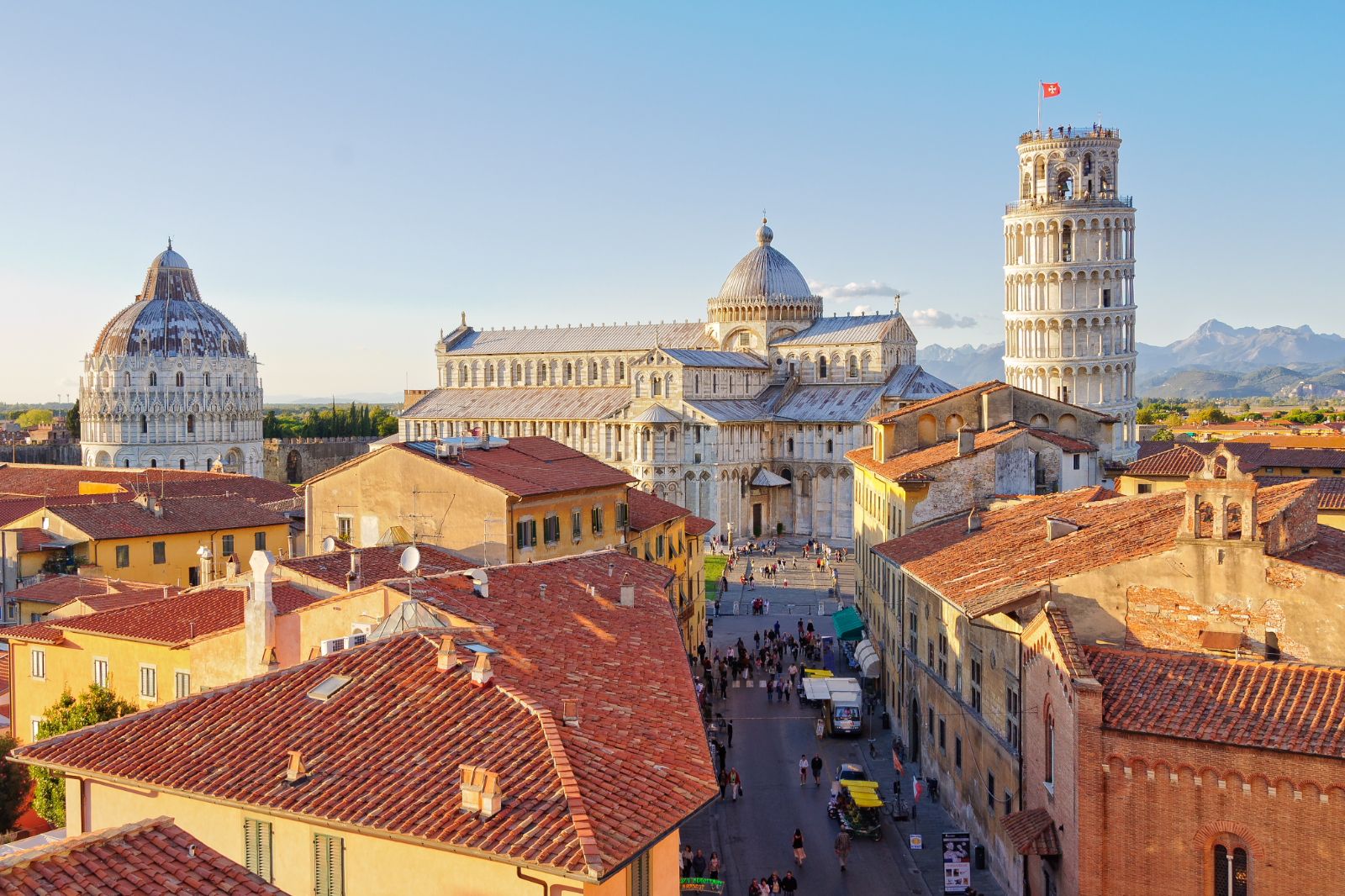 Milan to Pisa to Rome