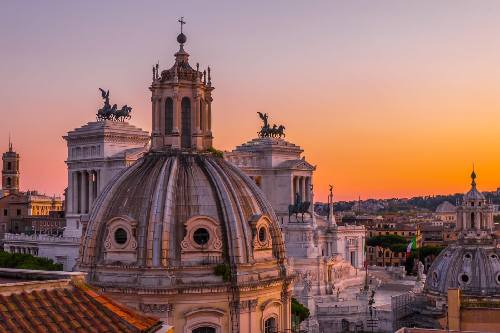 Arrive in Rome