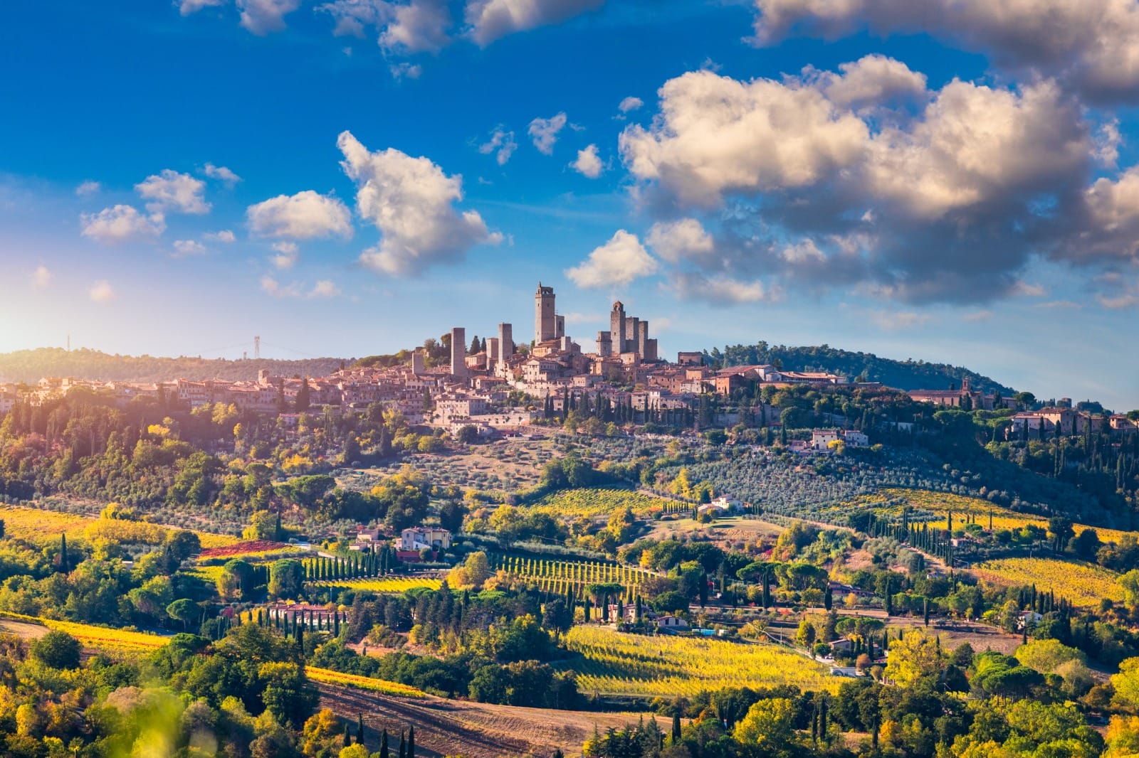 Florence to San Gimignano to Siena to Rome