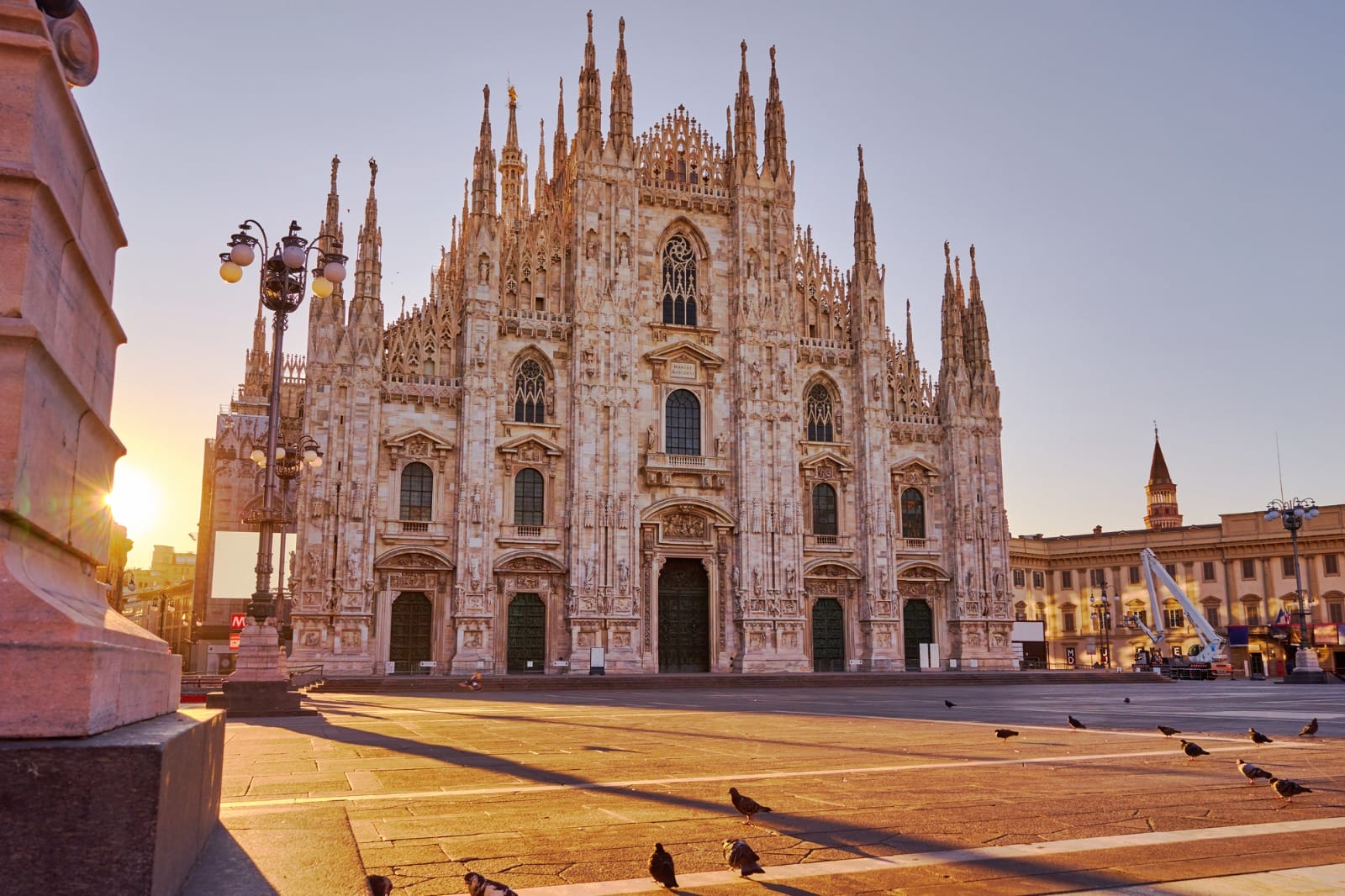 Arrive in Milan