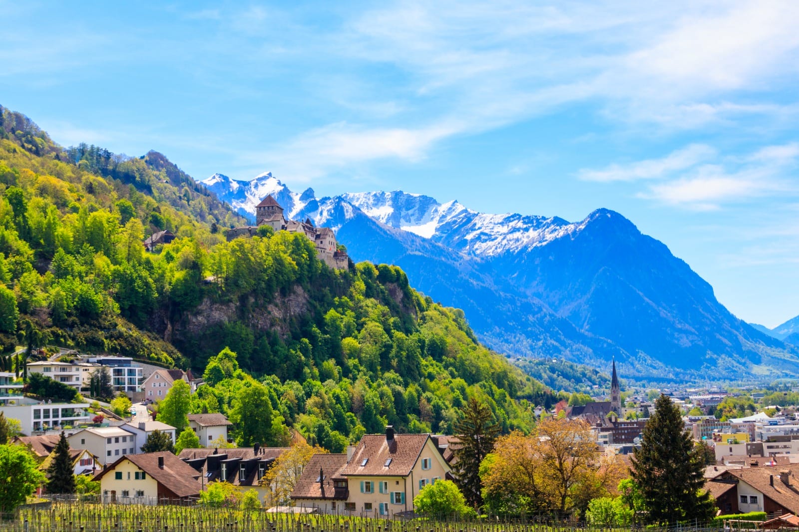 Zurich to Vaduz to Werdenberg to Lugano, Ticino