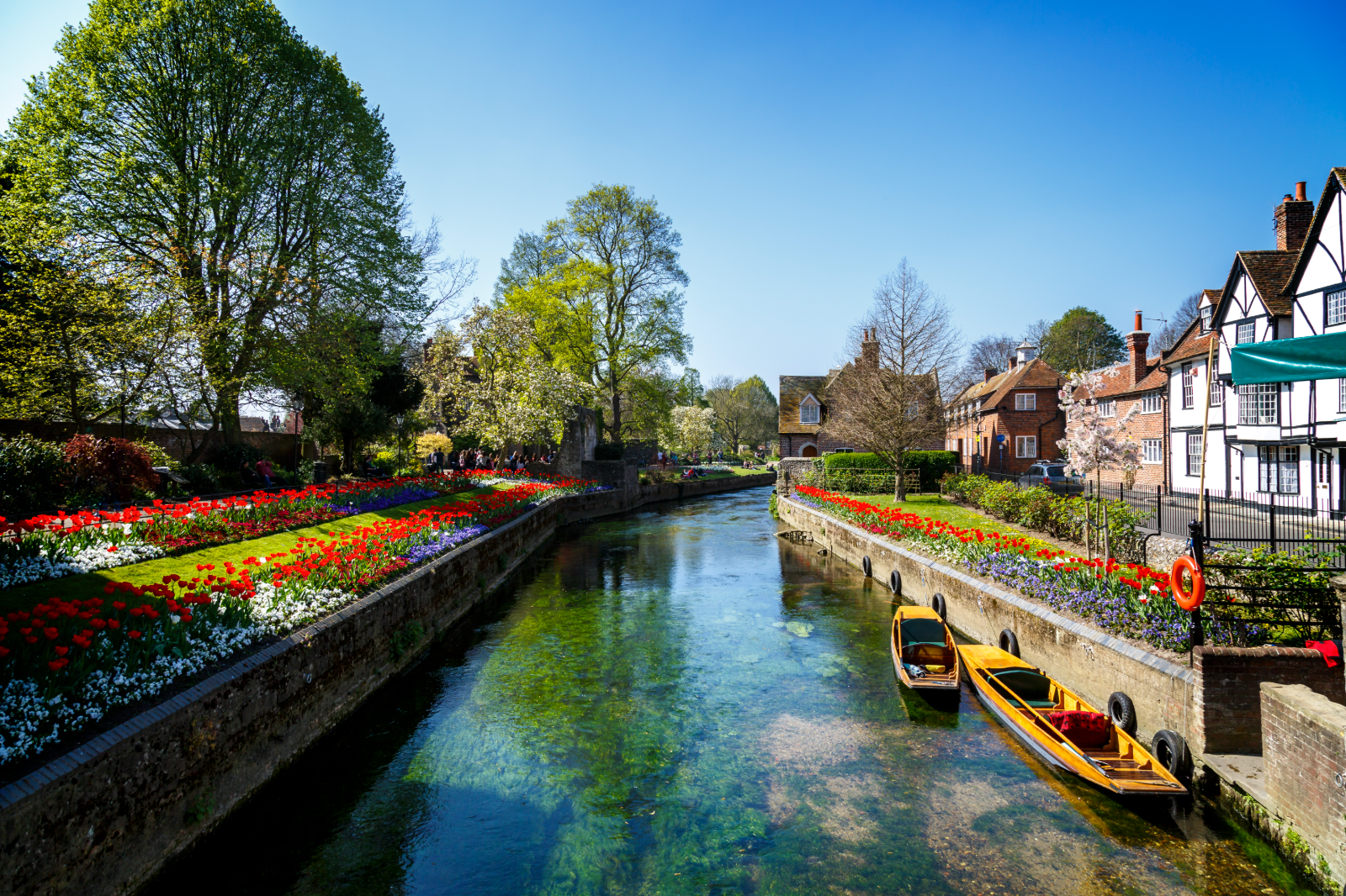 Rouen to Canterbury to London