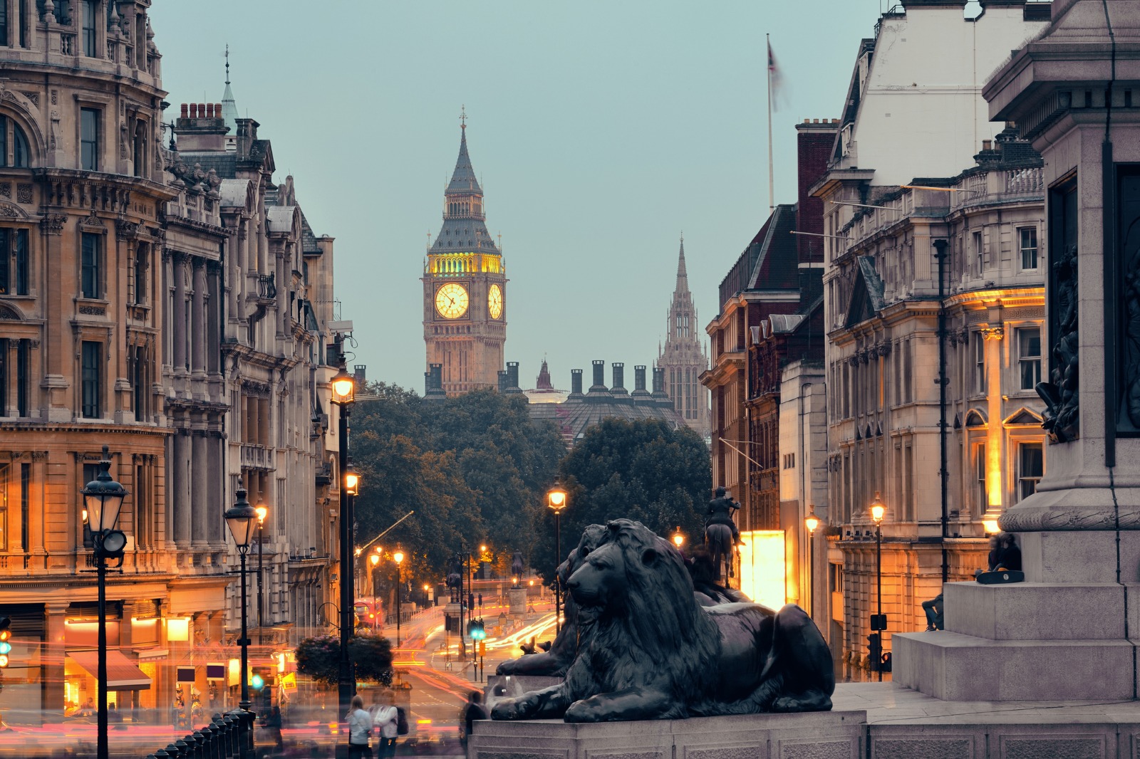 Arrive in London