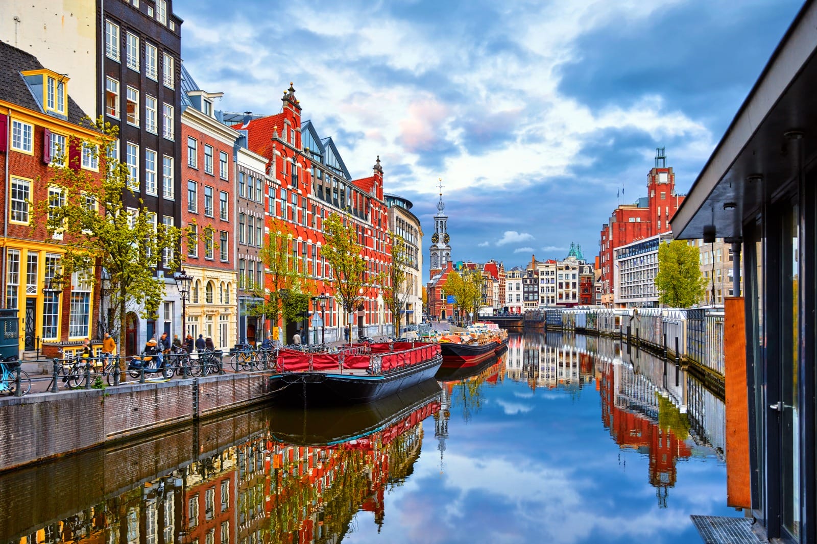 Arrive in Amsterdam