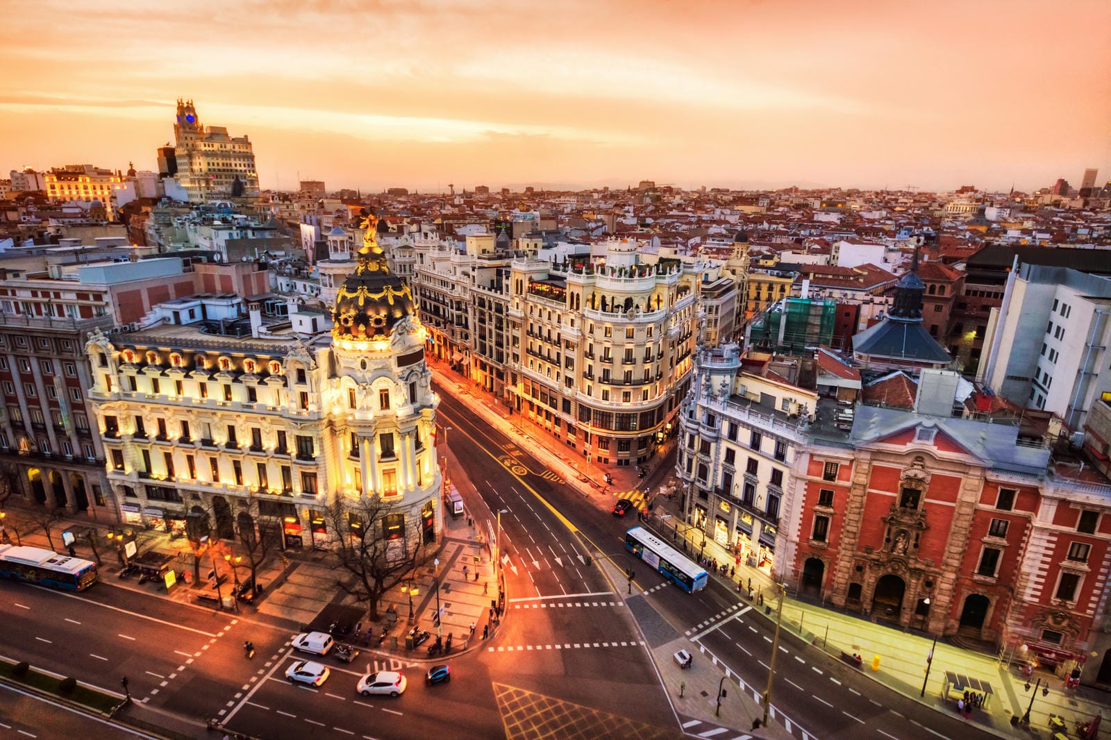 Arrive in Madrid