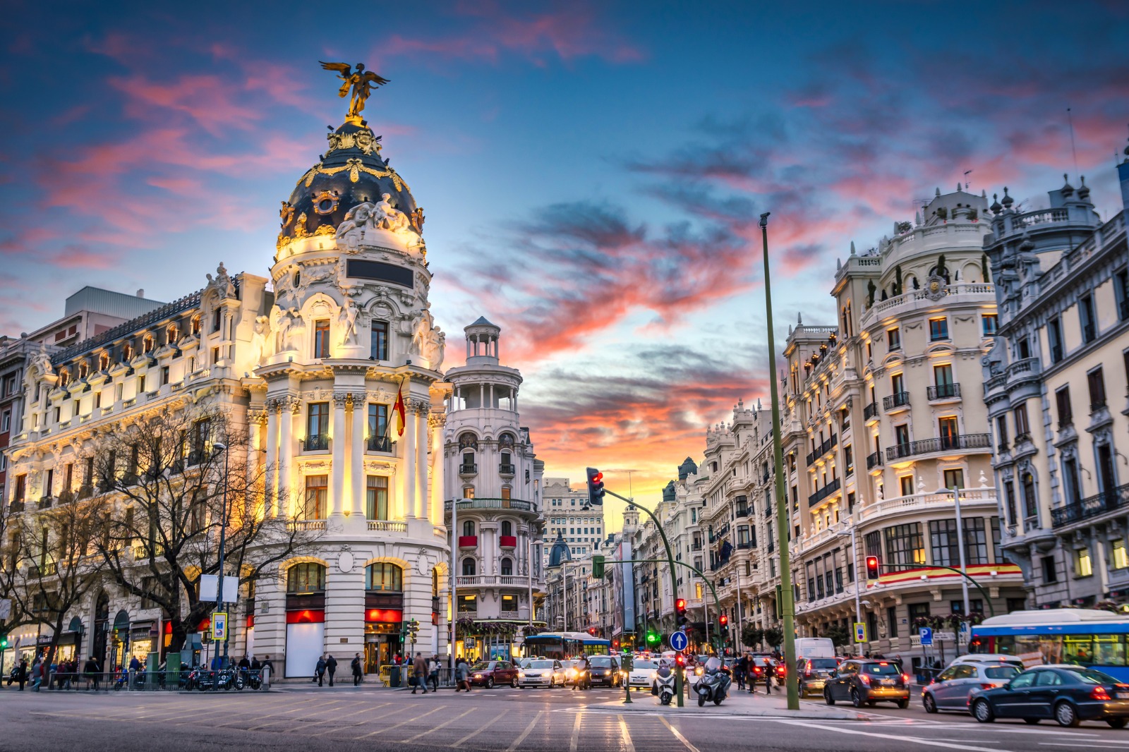Arrive in Madrid
