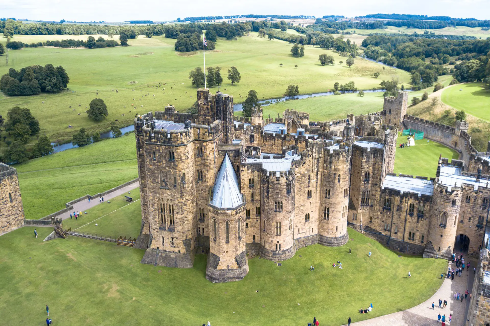 Durham to Alnwick to Edinburgh