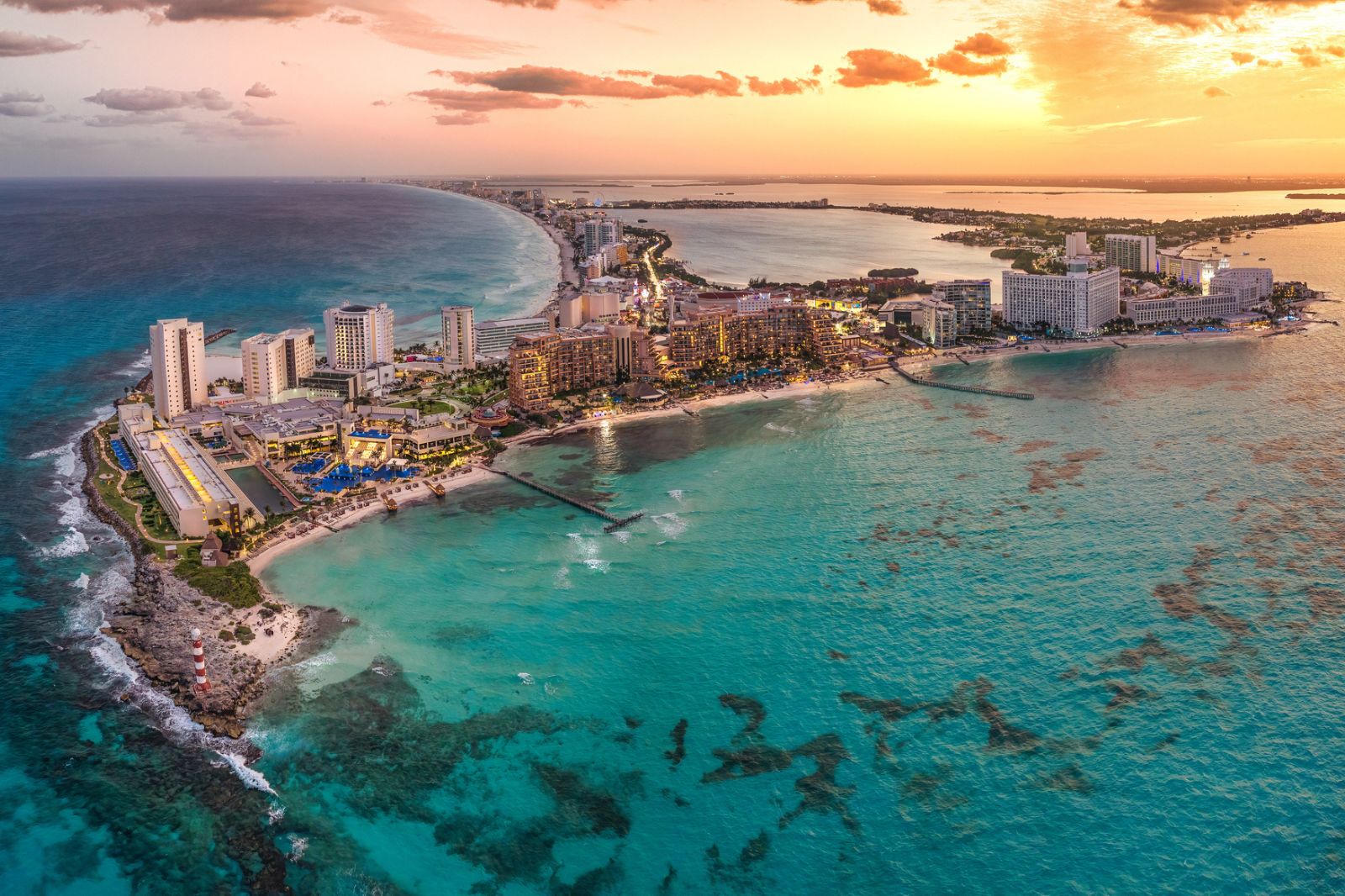 Depart and Arrive in Cancún