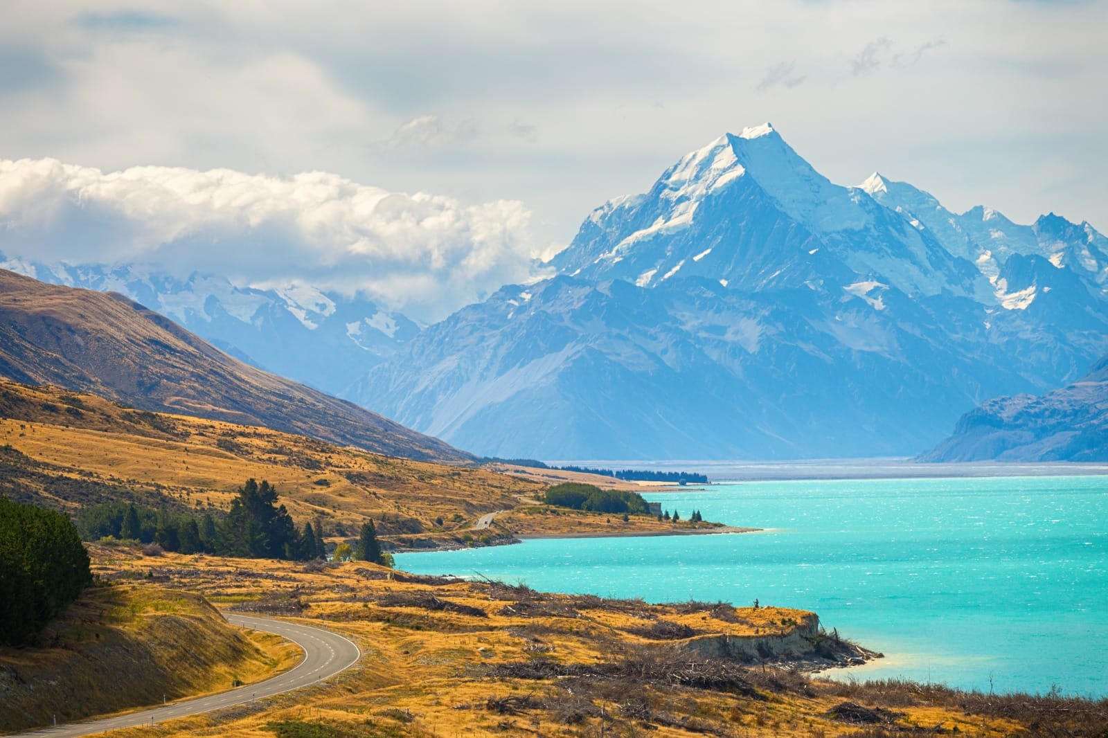 Mount Cook to Lake Pukaki to Tekapo